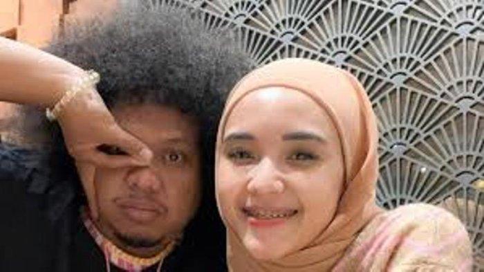 Komika Babe Cabita dan istrinya Zulfati Indraloka