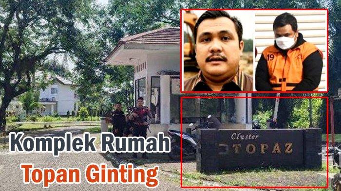 KOMPLEK RUMAH TOPAN GINTING: Komisi Pemberantasan Korupsi (KPK) kembali melakukan penggeledahan di Rumah pribadi milik Kepala Dinas Pekerjaan Umum Perumahan Rakyat (PUPR) Sumut nonaktif Topan Obaja Putra Ginting (TOP), Rabu (2/7/2025). Pantauan Tribun Medan, penggeledahan dilakukan penyidik KPK di kediaman Topan Ginting di Komplek Perumahan Royal Sumatera 