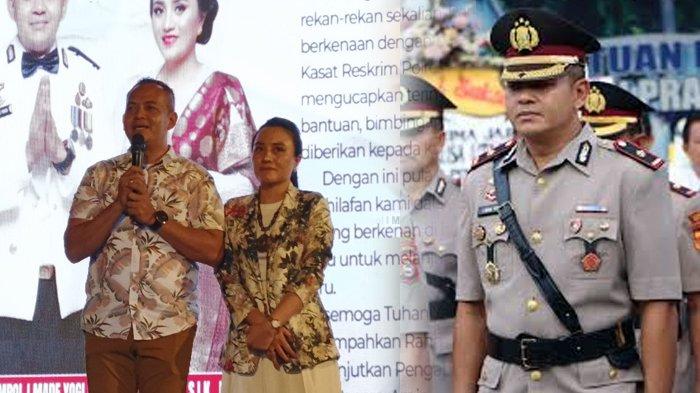 Kompol Yogi saat meninggalkan jabatan Kasat Narkoba Polresta Mataram pada 1 November 2024 karena dimutasi sebagai Kasubbid Paminal Propam Polda NTB. Yogi lulus seleksi Sespimen pada tahun 2024. (Istimewa)