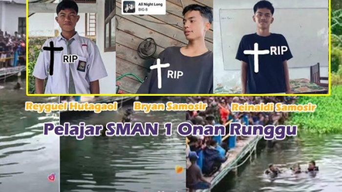 TENGGELAM DI DANAU TOBA: Kawasan perairan Danau Toba kembali makan korban jiwa. Peristiwa terbaru terjadi di wilayah Onan Runggu, Kabupaten Samosir, Sumut. Tiga dari lima orang pemuda dilaporkan tenggelam saat mencari ikan di malam hari pada Sabtu (17/5/2025). (Istimewa)