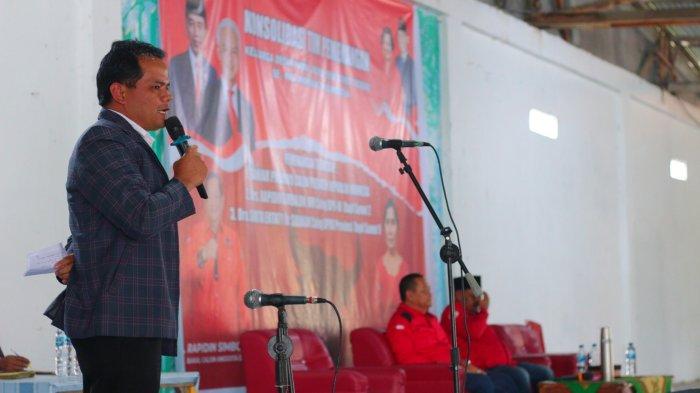 Tujuan Munthe menyampaikan harapan kepada Ketua DPD PDI Perjuangan Sumut saat ikuti konsolidasi akar rumput Paguyuban Parna Hubbahas di Gedung Riddang Kecamatan Dolok Sanggul, Kabupaten Humbang, Hasundutan, Kamis (24/8/2023).