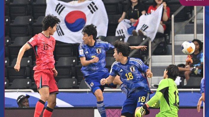 Timnas U23 Korea Selatan mengalahkan Jepang U23 di fase grup Piala Asia U23 2024 dengan skor tipis 1-0. Korea Selatan akan bertemu Indonesia di 8 besar.
