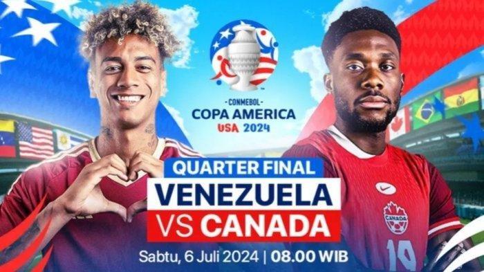 LIVE Streaming Copa America Venezuela vs Kanada,