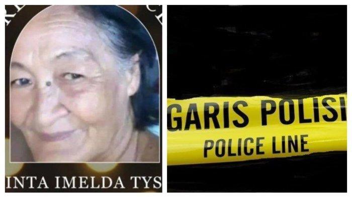 Wanita bernama Yashinta Imelda Tyseran (78) ditemukan tewas di dalam rumahnya, pada  Sabtu (30/3/2024) malam.