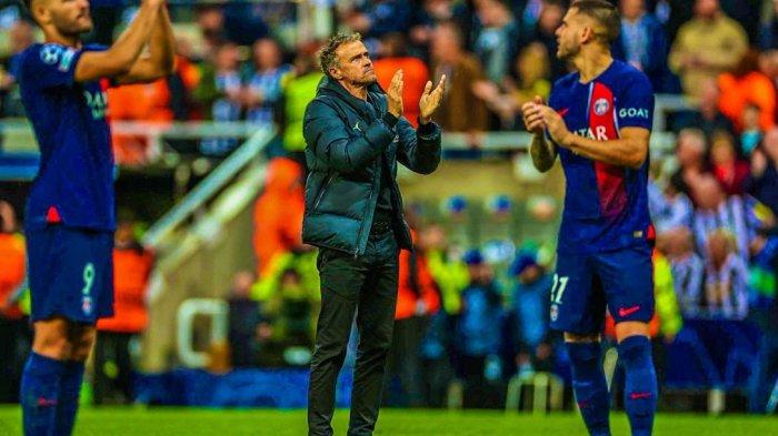 Luis Enrique merasa kecewa usai PSG kalah dari Newcastle United di Liga Champions