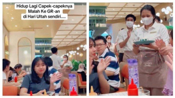 MALUNYA Wanita Ini, Sudah GR Dapat Kejutan Ulang Tahun, Ternyata Pelayan Salah Antar Kue Ultah