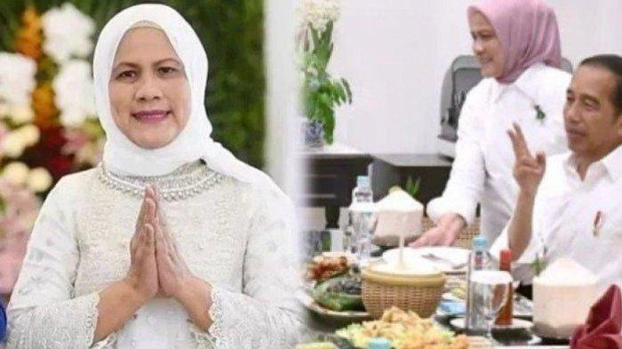 MOMEN Jokowi dan Iriana Dihidangi Daging Alot Susah Digigit, Lalu Pilih Makan Nasi Pakai Kerupuk