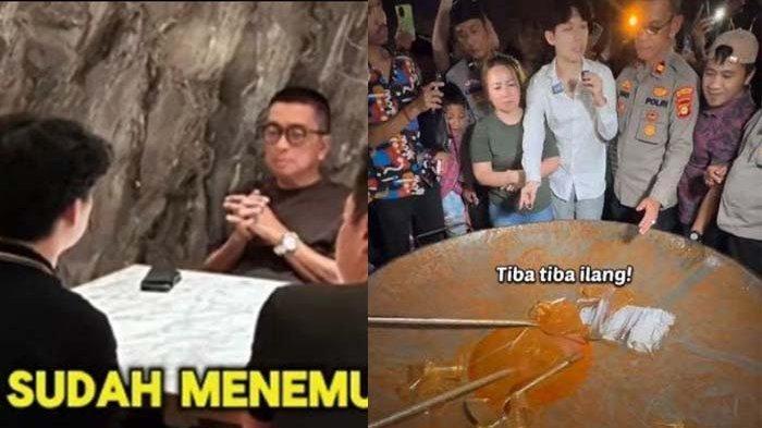 TEMUI HELMI YAHYA: TikTokers Willie Salim menemui Helmy Yahya buntut viralnya konten daging rendang 200 kg disebut hilang saat masak  di Benteng Kuto Besak (BKB) Palembang. Singgung persiapan rendang 200 Kg tak matang