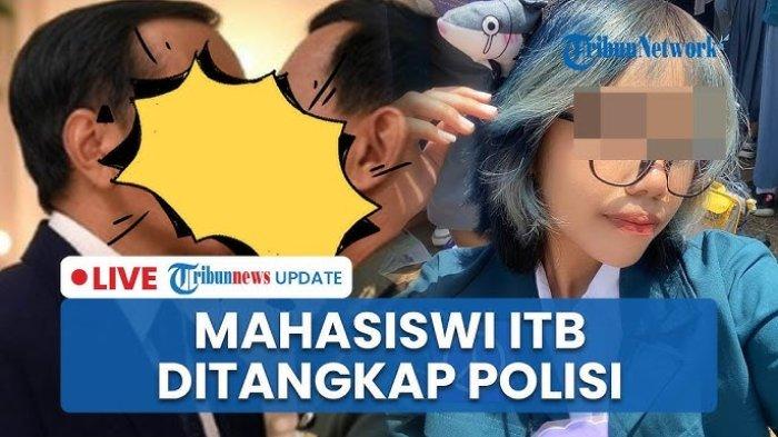 Mahasiswi ITB ditetapkan tersangka kasus meme Jokowi dan Prabowo ciuman. Mahasiswi ini terjerat pasal UU ITE.