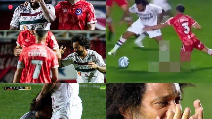 Kejadian mengerikan terjadi dalam laga babak 16 besar Copa Libertadores yang berlangsung pada Rabu (2/8/2023) pagi WIB. Marcelo membuat kaki lawan patah