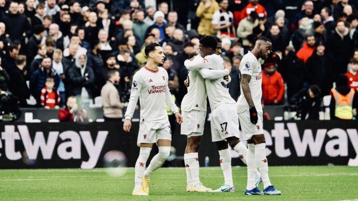 Manchester United menelan kekalahan dari West Ham United di Liga Inggris 2023-2024, Sabtu (23/12/2023)
