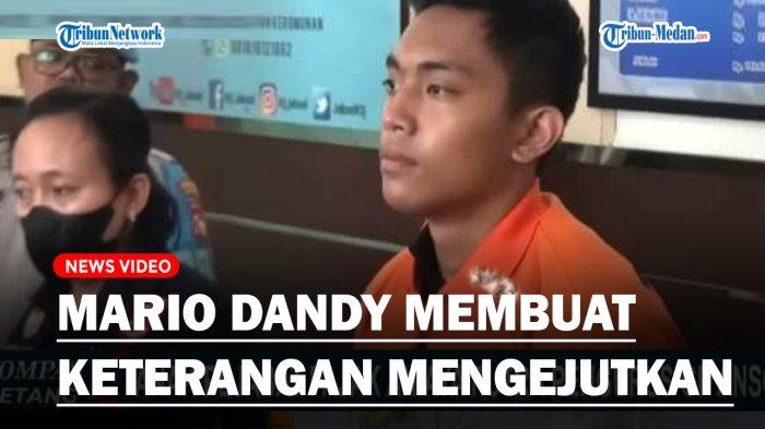 Mario Dandy Satriyo membuat keterangan mengejutkan