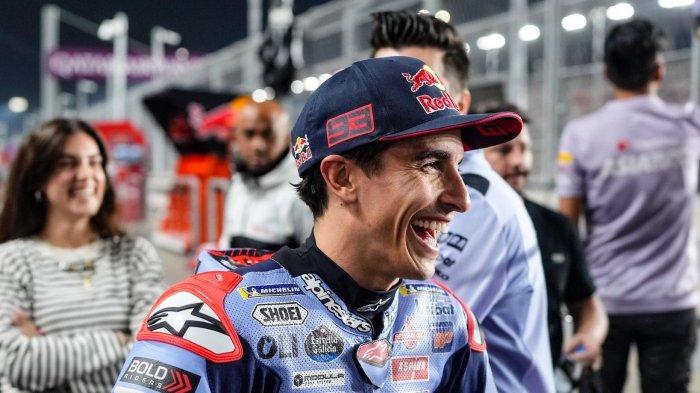 Baby Alien julukan Marc Marquez, tampil kompetitif di Sirkuit Lusai dengan motor Ducati Desmosedici GP23.