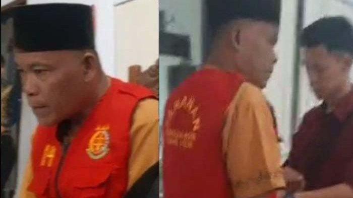 CURI BERAS - MA (46), warga Jalan Iskandar Ong, Kelurahan Talang Rimbo Baru, Kecamatan Curup Tengah saat menjalani sidang di PN Curup pada Kamis (22/5/2025). Seorang buruh harian di Rejang Lebong terancam 9 tahun penjara usai mencuri beras dan gas elpiji demi makan keluarganya yang sedang kesulitan ekonomi.