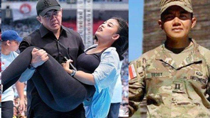 Mayor Teddy Ajudan Prabowo yang Viral Usai Bopong Perempuan Pingsan