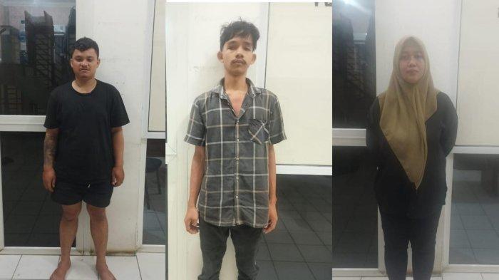 Ayah tiri inisial MBS (26) bersama adiknya MRSS (24) beserta ibu korban yang diduga kuat terlibat dalam Penganiayaan anak berusia 10 bulan itu diamankan Polda Sumut, Jumat (10/5/2024).