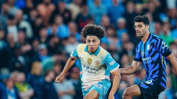 Inter milan menahan imbang Manchester City di Stadion Etihad pada pekan perdana Liga Champions 2024-2025, Kamis (19/9/2024)