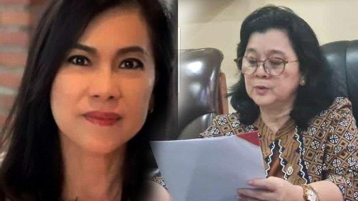 Meirizka Widjaja, ibunda Gregorius Ronald Tannur (kiri) dan pengacara Lisa Rahmat (kanan). (Istimewa)