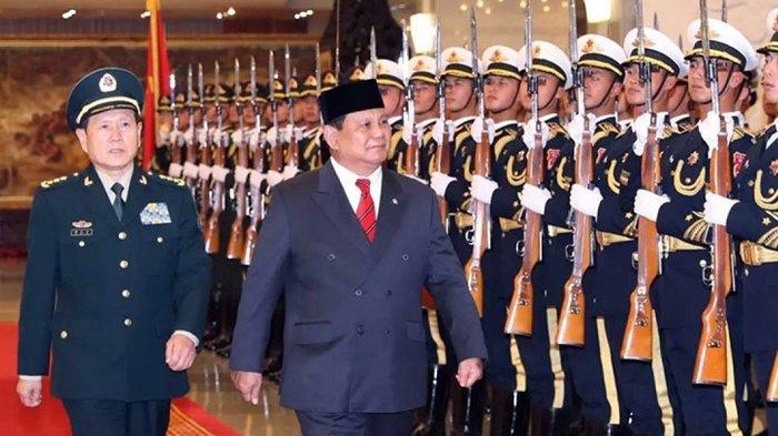 Menhan RI Prabowo Subianto dan Menhan China. (istimewa)