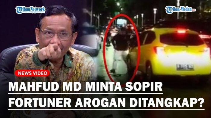Jawaban Menohok Mahfud Md Soal Pengemudi Fortuner Arogan Seperti Film