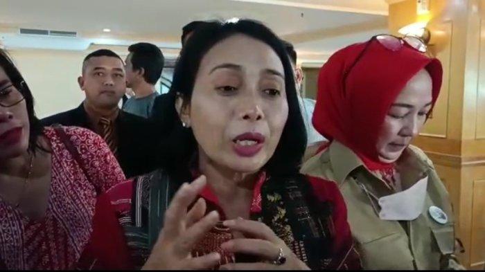 Menteri Pemberdayaan Perempuan dan Perlindungan Anak (PPPA), I Gusti Bintang Puspayoga saat diwawancarai soal siswi di Medan diduga dirudapaksa kepala sekolah dan tukang sapu, Kamis (8/9/2022).