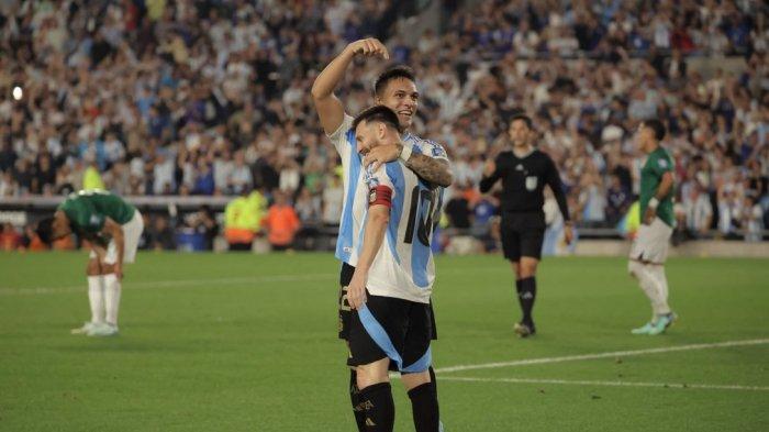 Lionel Messi hattrick di laga Argentina vs Bolivia pada Kualifikasi Piala Dunia 2026, Rabu (16/10/2024)