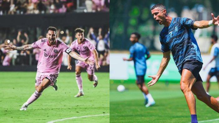 Lionel Messi menjalani laga debutnya dengan manis bersama klub barunya Inter Miami beda saat Cristiano Ronaldo debut dengan Al Nassr yang tak seindah rivalnya.