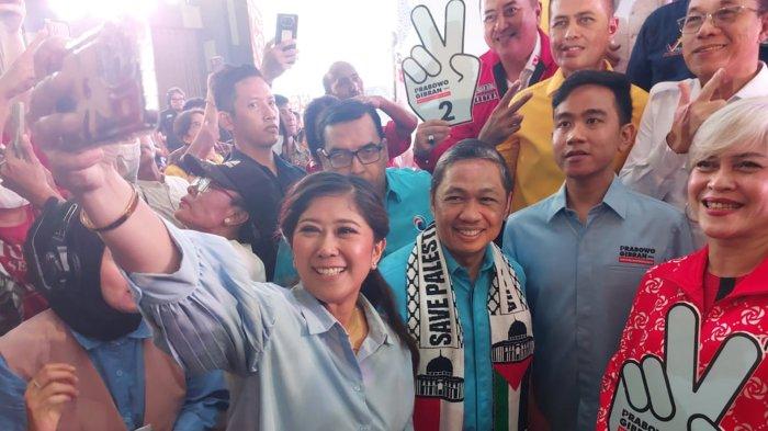 Wakil Tim Kampanye Nasional (TKN) dari pasangan Prabowo-Gibran, Meutya Hafid, (Anggota DPR -Golkar)