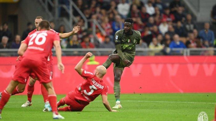 AC Milan suskes membantai AC Monza 4-1 dalam lanjutan laga Liga Italia 2022-2023 dengan diwarnai gol cantik Brahim Diaz dan gol roket Divock Origi.