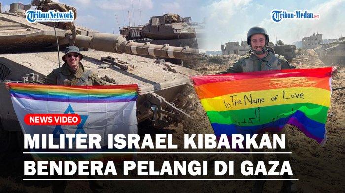 Militer Israel Kibarkan Bendera Pelangi di Gaza