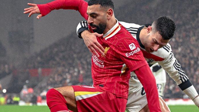 Liverpool ditahan imbang Manchester United di Stadion Anfield pada pekan ke-20 Liga Inggris 2024-2025.