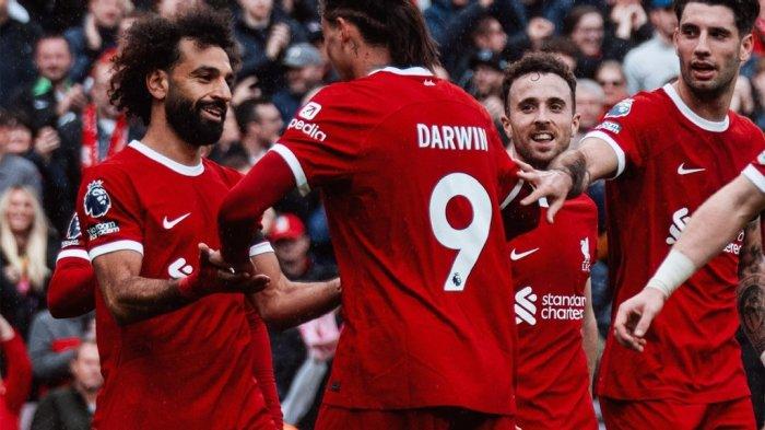 Pemain Liverpool, Mohamed Salah dan rekan-rekannya  