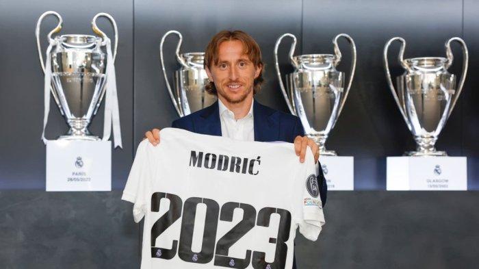 Gelandang Real Madrid, Luka Modric bertahan hingga 2023