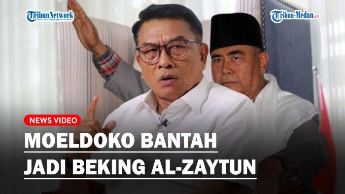 Kepala Kantor Staf Kepresidenan (KSP), Moeldoko membantah dikaitkan menjadi pelindung Ponpes Al-Zaytun.