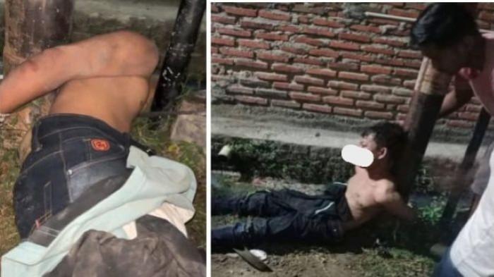 Mohamad Tohir, Curanmor Viral Diikat di Tiang Listrik Lalu Dihajar Berujung Tewas, Warga Geram