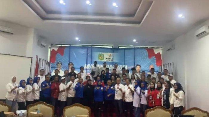 Musyawarah Kota (Muskot)  KORMI Medan di Wisma Atlet, Dispora Sumut, Minggu (15/12) lalu. Idrus Djunaidi terpilih secara aklamasi dalam Muskot KORMI Medan.