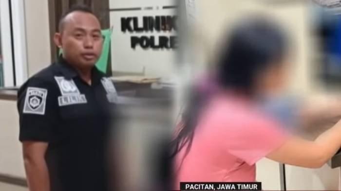 RUDAPAKSA TAHANAN WANITA - Tangkapan layar kolase YouTube tvOneNews, sosok polisi Aiptu LC (kiri) diduga memperkosa tahanan wanita di Mapolres Pacitan (20/4/2025). Karir terduga pelaku kini terancam hancur
