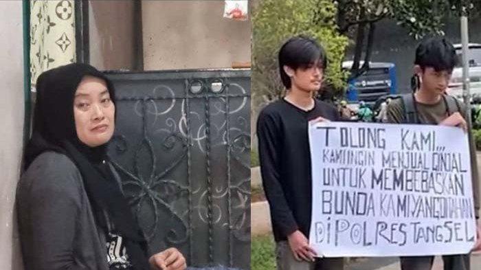 DIPENJARAKAN KELUARGA: Syafrida Yani (49) kini ditangguhkan penahanannya dalam kasus penggelapan usai kedua anaknya berniat menjual ginjalnya demi membebaskannya dari penjara. Pilu Yani dipenjarakan keluarga sendiri.