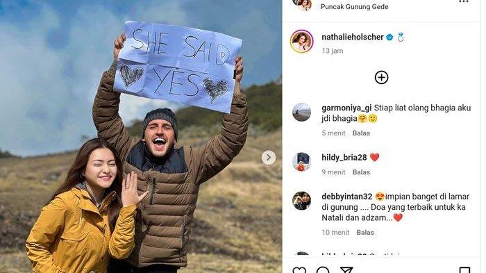 Nathalie Holscher panen hujatan usai terima lamaran pacarnya Ladislao Camara.