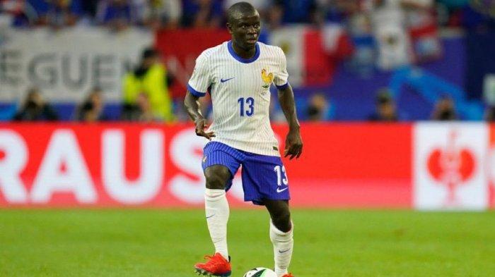 Gelandang PRancis, N’Golo Kante jadi manusia tercepat di laga Prancis vs Austria pada Euro 2024