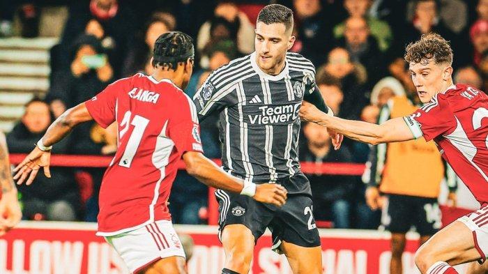 Manchester United menelan kekalahan atas Nottingham Forest di Liga Inggris 2023-2024, Sabtu (30/12/2023)