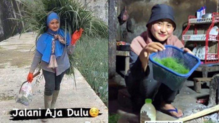 Pedangdut Novi Listiana jadi petani di Desa. Kini bangun rumah dan dapur mewahnya jadi sorotan. (IG)