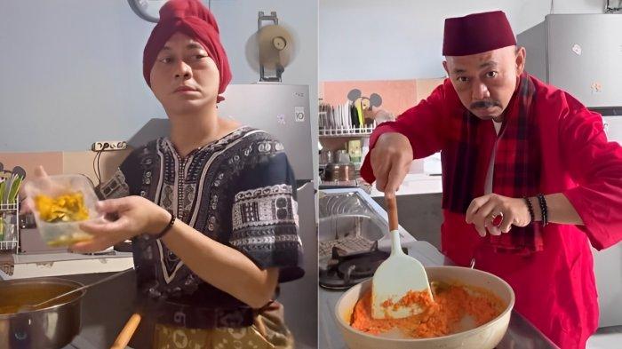 PENGUSAHA KULINER- Ahmad Yani atau Nyak Kopsah, pemilik warung Madun Oseng yang nyaris bangkrut karena review sejumlah food vlogger makanan.