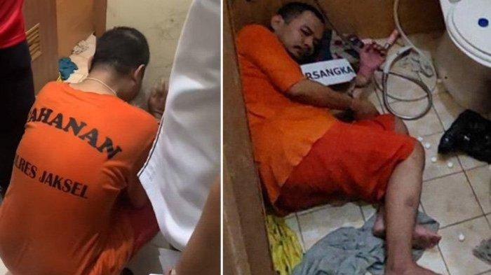 Momen saat tersangka pembunuhan 4 anak di Jagakarsa, Panca Darmansyah menangis di TKP. Panca meratapi kepergian empat anak yang telah ia bunuh secara sadis.