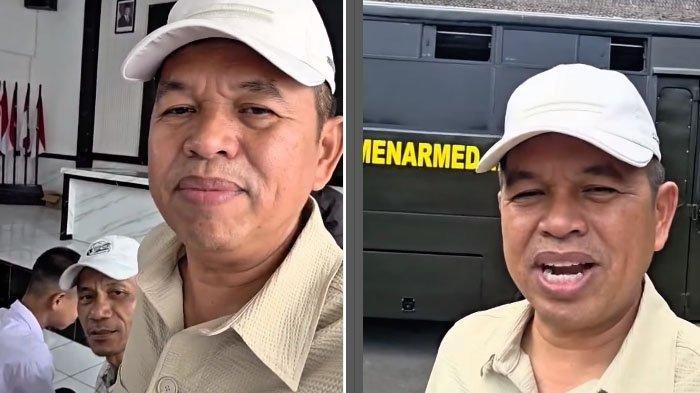 PENDIDIKAN MILITER - Gubernur Jawa Barat, Dedi Mulyadi, sedang bersama orang tua yang anaknya ikut pendidikan militer, disadur pada Kamis (1/5/2025). Orang tua sang siswa curhat ke Dedi Mulyadi. (Instagram/dedimulyadi71)