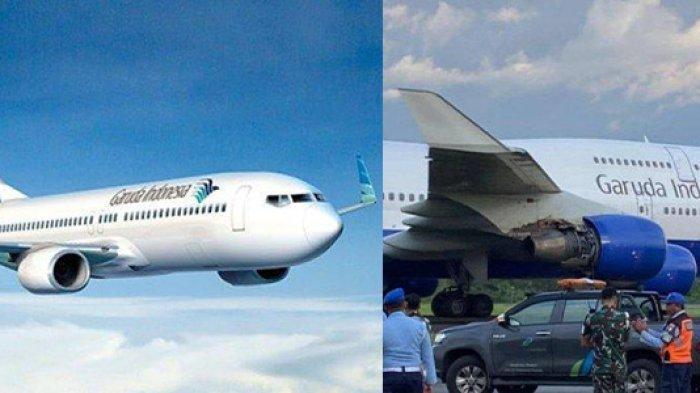 PESAWAT Garuda Pembawa 450 Jemaah Calon Haji Terbakar, Penumpang Kepanasan