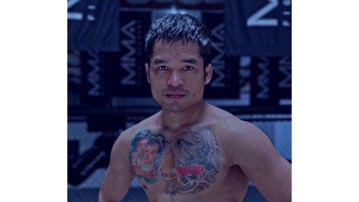 PETARUNG ASAL SIMALUNGUN JEKA SARAGIH - Jeka Saragih saat menjalani pelatihan menjelang laga UFC yang akan berlangsung pada 8 Juli 2025 mendatang.