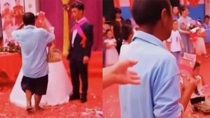 PILU Ayah Pengantin Wanita Hadiri Pesta Pernikahan Pakai Kaos dan Sandal Jepit, Terkuak Kisah Haru