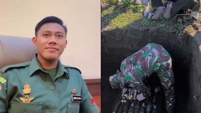 KORBAN TEWAS - Pratu Aprio Setiawan turut menjadi korban tewas dalam kegiatan pemusnahan amunisi kedaluwarsa di Garut. Sang pacar kini ungkapkan kesedihan