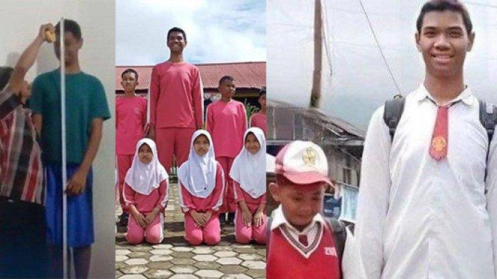 PILU Sagil Bocah SD di Jambi Tinggi Badannya Capai 2 Meter, Sering Diejek Raksasa dan Diketawai